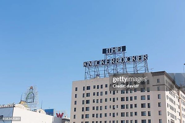 gettyimages-458342089-612x612 - Hollywood, California, USA - May 11, 2013: Sign on the roof of the landmark Hollywood hotel, The Knickerbocker