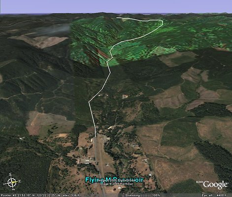 Trask mtn route annotated