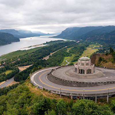 00 003 - The Vista House in Corbett, OR. (Photo by Katie Falkenberg)