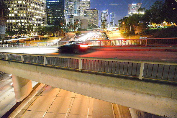 F 4th ramp to Figueroa Flower from 4th Civic Center ramp