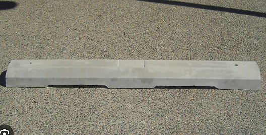 Parking Stops - 6 Plastic Gray 2